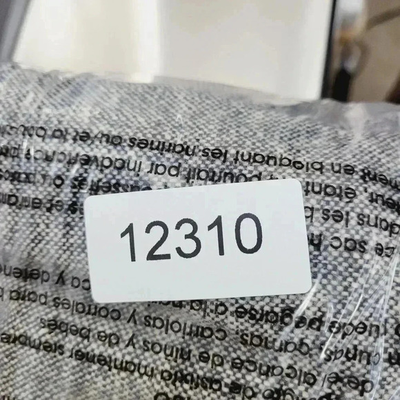 Vtg Lands End Women's 12P Wool Blend Gray Blazer Work Career 10PT - Picture 7 of 7